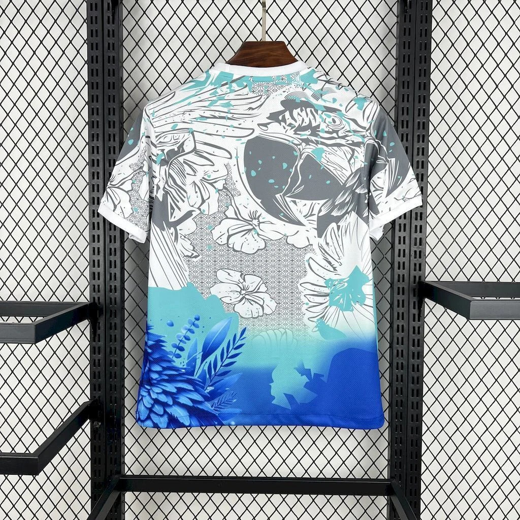 MAILLOT CONCEPT BRÉSIL OISEAUX - BLANC